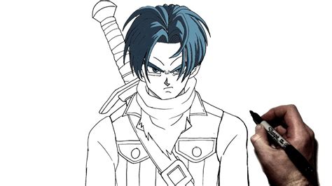 Trunks Dbz Drawing