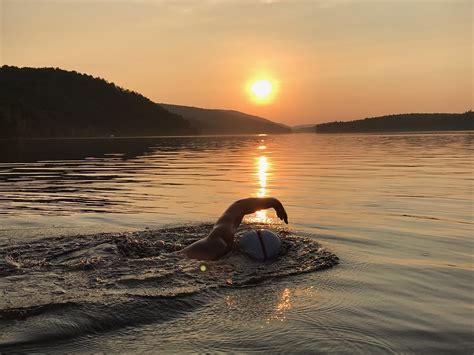 Canadian Swimming Prodigy Makes Epic Attempt to Swim Across Lake ...