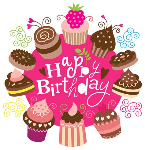 Happy Birthday Clipart with Cakes Image Happy Birthday Clip Art, Birthday Wishes Cake, Birthday ...