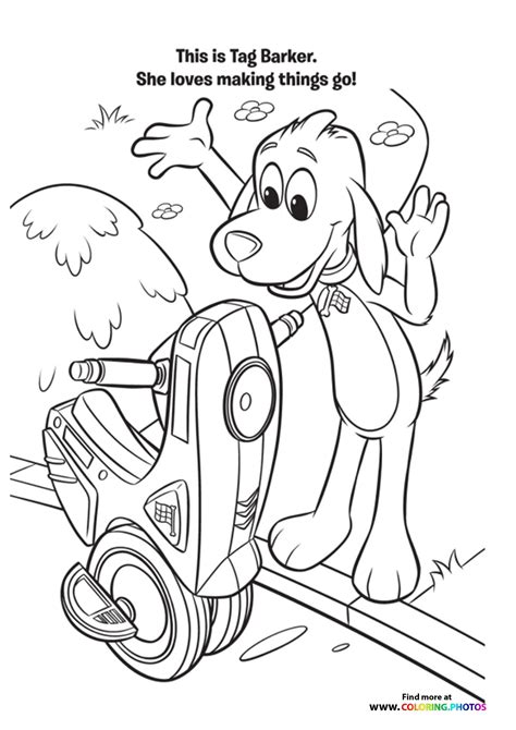 Go Dog. Go! - Coloring Pages for kids | Free and easy print or download