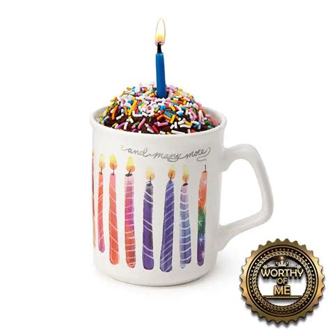 Birthday Cake in a Mug – Worth a Sip of Sweetness – Worthy of Me