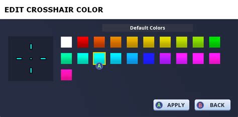 Edit Crosshair Color Concept : r/FortNiteBR