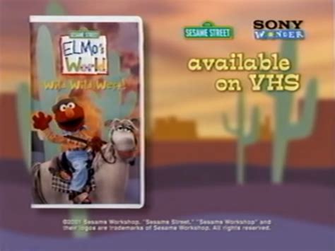 Opening and Closing to Elmo's World: Wild Wild West! (2001 Sony Wonder ...