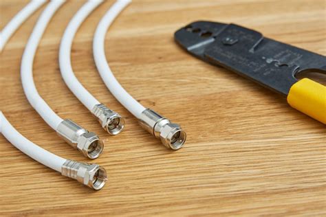 How to Install an F Connector on Coaxial Cable