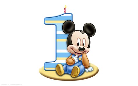 Mickey mouse birthday baby mickey mouse clipart ba shower 1st birthday - WikiClipArt