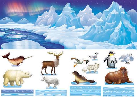 Polar Animal Habitat Diorama | Polar animals, Animal habitats, Arctic habitat