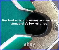 PRO POCKET k55 RAILS FOR VALLEY POOL TABLE DIAMOND | Pool Table Billiards