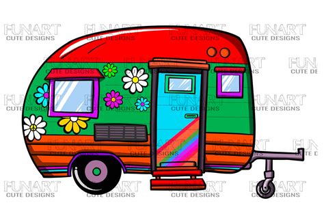 RV Life Happy Camper Messy Bun Sublimation PNG Digital Download Clip Art Art & Collectibles ...