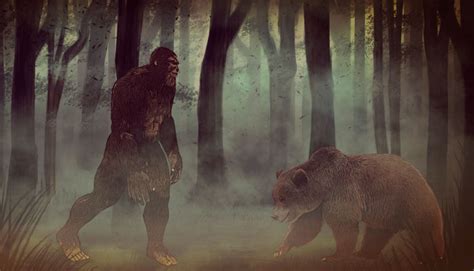 Bigfoot meets Grizzly by Crocula on DeviantArt