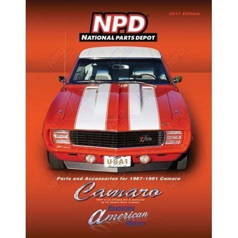 Camaro Catalog (80) Per Box (4212) | CAT-C | NPD | Camaro, Ford truck, Mustang parts