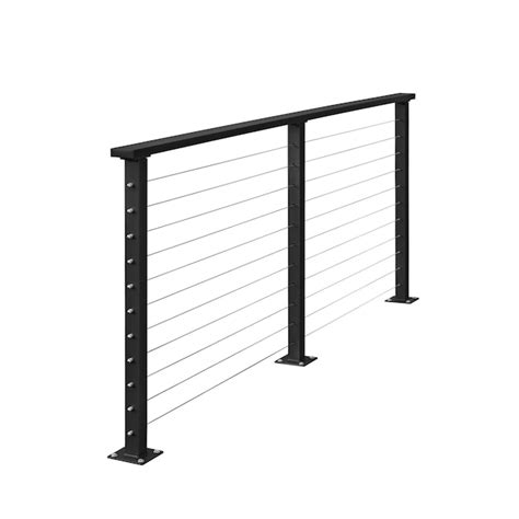 CityPost 4ft Deck Cable Railing: Black at Lowes.com