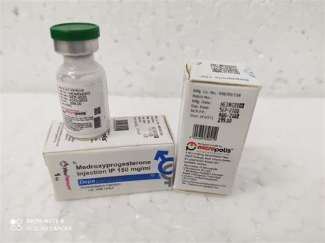 Depopolis-150 Medroxyprogesterone Acetate Injection, Dose: 150 Mg, Rs 299 /piece | ID: 23204198855