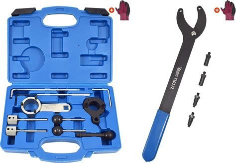 Amazon.com: Yuesstloo Camshaft Timing Belt Tool Kit + Engine Timing Belt Change Tool Kit Against ...