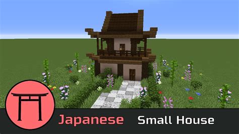 Minecraft Building Tutorial : How to build a Japanese Small House - YouTube