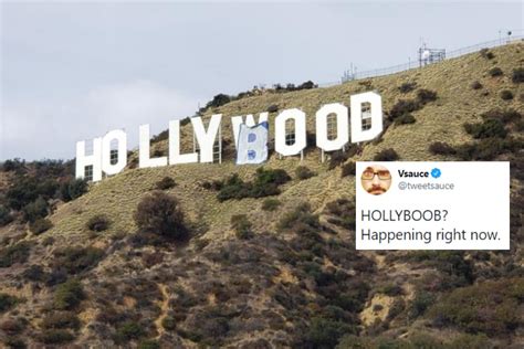 Hollywood Sign Was Changed to 'Hollyboob' For Breast Cancer Awareness and Internet Loved it