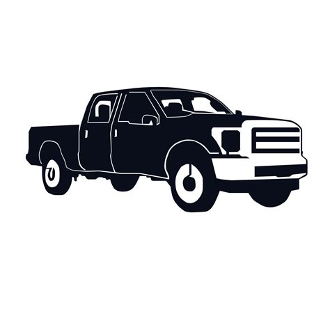 Pickup Truck SVG JPG - Etsy