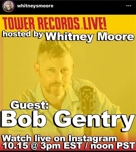 Tower Records -Live – BobGentry.com