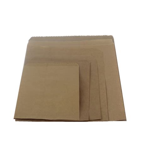 Flat Brown Paper Bags – Petes Packaging | Food Packaging Specialists