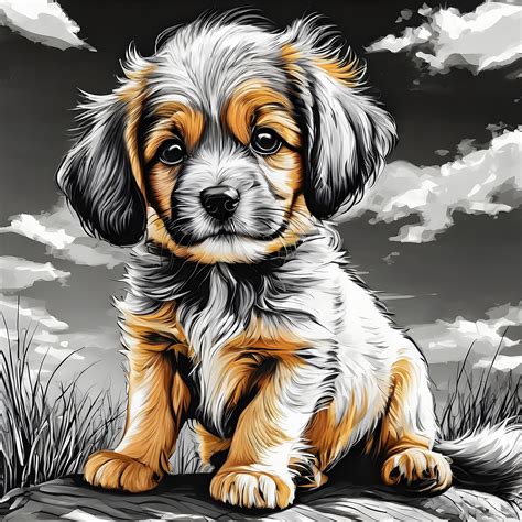 Dog Cartoon Sketch Illustration Free Stock Photo - Public Domain Pictures