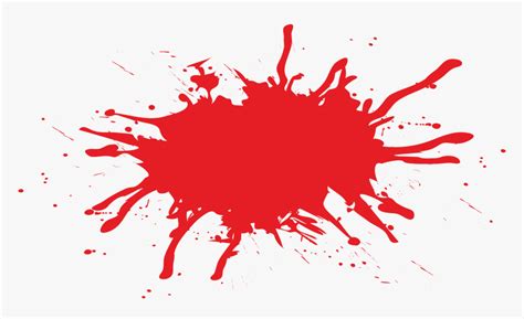 Blood Splatter Film - Cartoon Blood Splash Vector Png, Transparent Png ...