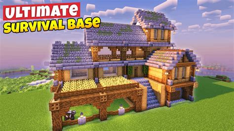 Minecraft Ultimate Survival House Tutorial⚒️ - YouTube