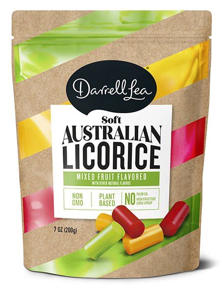 DARRELL LEA MIXED FLAVOR LICORICE 7 OZ - Midwest Distribution