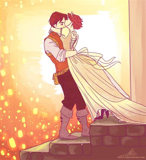 Eugene and Rapunzel by viria13 on DeviantArt