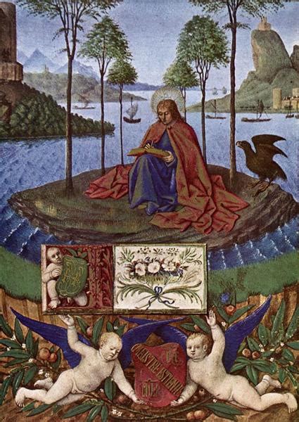 John on Patmos, 1452 - 1460 - Jean Fouquet - WikiArt.org