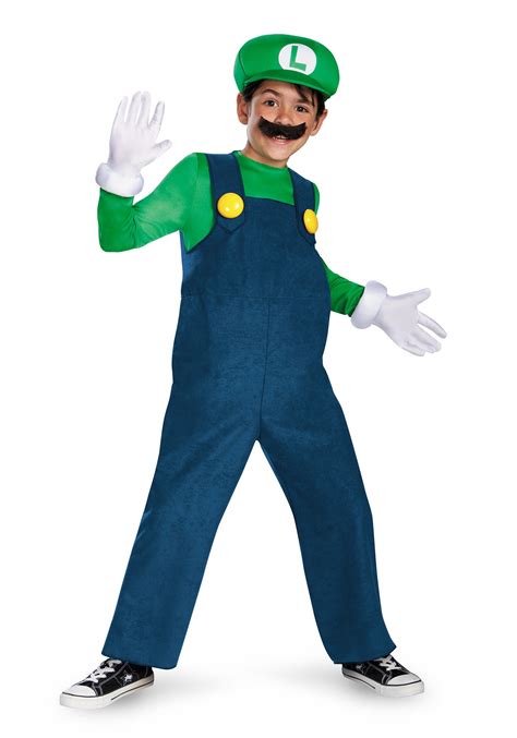 Deluxe Luigi Costume for Boys