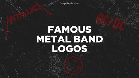 10 Famous Metal Band Logos Of All Time - Graphic Pie