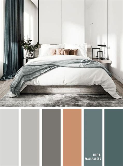 11 Gorgeous Bedroom in Grey Hues { Brown + Green + Grey } - Grey Color schemes #g… | Bedroom ...