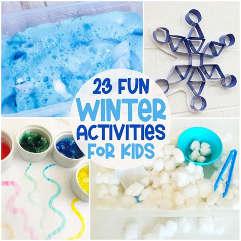 Winter Activities for Kids - Messy Little Monster