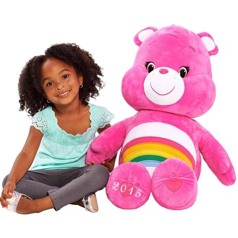 Care Bears Giant Character 33" Plush, Cheer Bear - Walmart.com