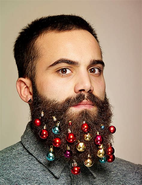 Beard Baubles Makes Beard Ornaments That Resemble a Christmas Tree ...