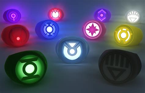 [Fan Art] Lantern Corps Rings : r/DCcomics