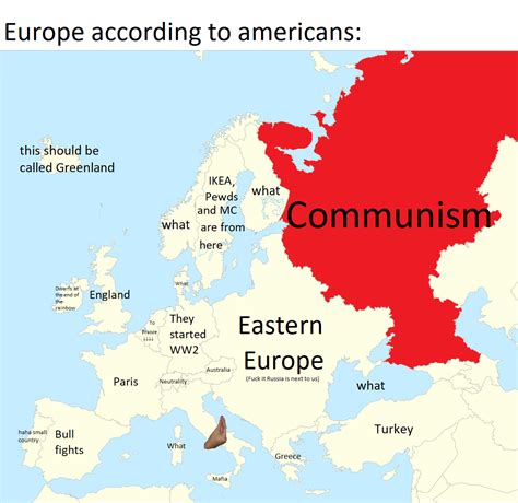 Europe according to americans : r/memes