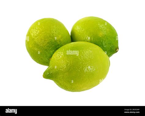 Lime fruit isolated on white background Stock Photo - Alamy