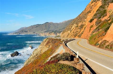 The Pacific Coast Highway In California Stock Photo - Image of exotic ...