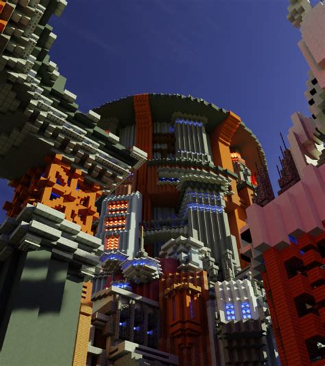 Futuristic City Minecraft Map