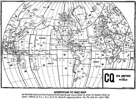 Ham Radio Zones, Countries & Prefixes