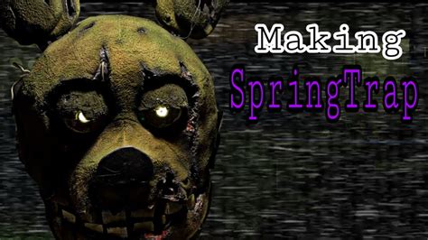 Building my Springtrap Cosplay - YouTube