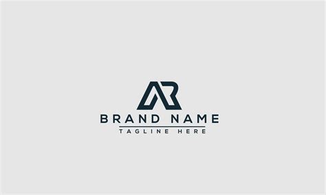 AR Logo Design Template Vector Graphic Branding Element. 10946605 Vector Art at Vecteezy