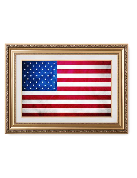 American Flag vintage framed art Giclee Prints for Home Wall Art DecorArts | eBay