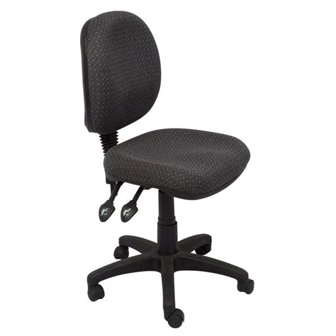 Rapid Line Typist Chair Mid Back Fully Ergonomic Black Eco70cm - Impact