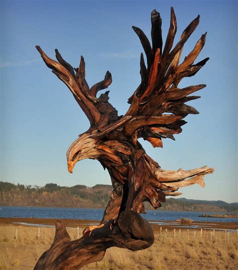 These gorgeous sculptures started as driftwood on a beach | Cottage Life