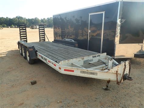 1991 TRAIL KING TK18U-2000 Tag Trailer - J.M. Wood Auction Company, Inc.