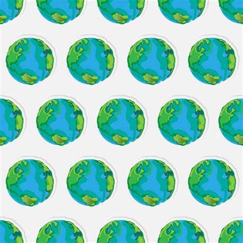 Premium Vector | World globe seamless pattern.