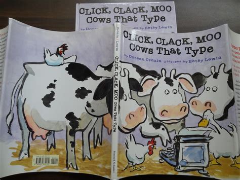 Click, Clack, Moo: Cows That Type *1st, Caldecott Honor da Cronin ...