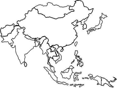 blank map of east asia - Clip Art Library