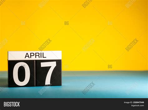 April 7th. Day 7 April Image & Photo (Free Trial) | Bigstock